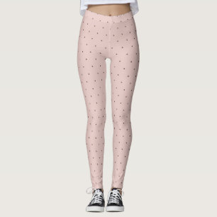 Kleine roze en zwarte Leggings van het Patroonpatr