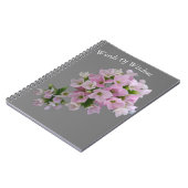 Kleine roze Floret Spiral Notitieboek (Linkerzijde)