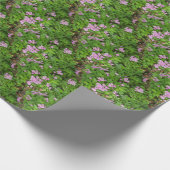 Kleine roze, gevoelige wilde planten cadeaupapier (Hoek)