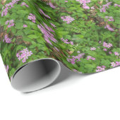 Kleine roze, gevoelige wilde planten cadeaupapier (Rol Hoek)