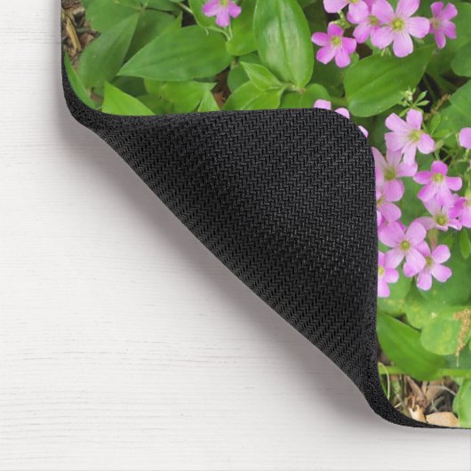 Kleine roze, gevoelige wilde planten muismat (Hoek)