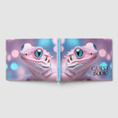 Kleine Roze Hagedis w / Big Blue Eyes Datum Info Gastenboek (Volledig)