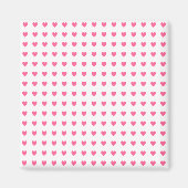 Kleine roze harten magneet (Voorkant)