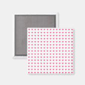 Kleine Roze Hartjes Magneet (Voorkant / Achterkant)