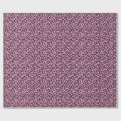 Kleine Roze Luipaardvlekken Dierprintpatroon Cadeaupapier (Vlak)