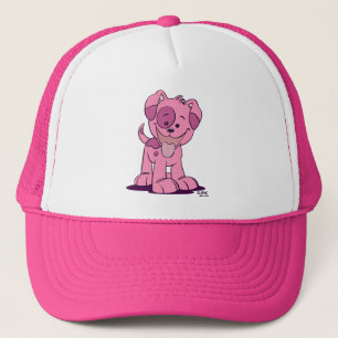 Kleine roze olifantenhoed trucker pet