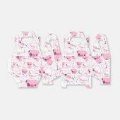 Kleine Roze Piggies Viering Favor Box Bedankdoosjes (Uitgevouwen)