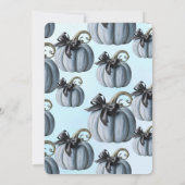 Kleine roze pompoenboog is onderweg2 kaart (Achterkant)