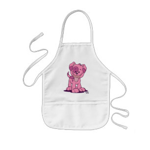Kleine roze puppy Koken Schort