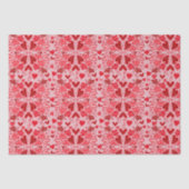 Kleine roze rode harten Valentijnen Tissuepapier (Voorkant)