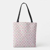 Kleine roze rozen Canvas tas (Achterkant)