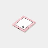 Kleine Roze Schotse Terrier Post-It-briefjes Post-it® Notes (Schuin)