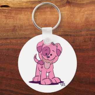 Kleine roze sleutelhanger
