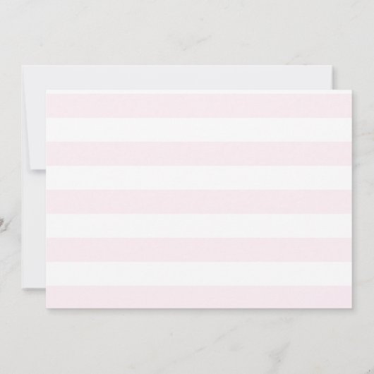 Kleine roze sterroze goudkleurige bruine tinten kaart (Achterkant)