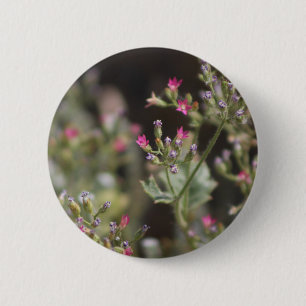 Kleine Roze Wilde Bloemen Coachella Valley Wildlif Ronde Button 5,7 Cm