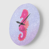  kleine roze zeepaardklok grote klok (Hoek)