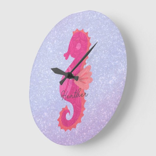  kleine roze zeepaardklok grote klok (Hoek)