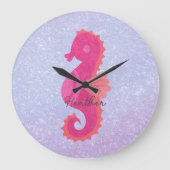  kleine roze zeepaardklok grote klok (Voorkant)