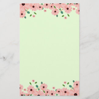 Kleine roze zomerlander briefpapier