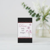  kleine Rozen met Visitekaartjes van Butterflies (Staand voorkant)