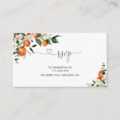 Kleine RSVP-bijsluitkaart Informatiekaartje (Voorkant)