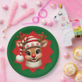 Kleine Rudolf  Papieren bord (Feest)