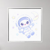 Kleine Ruimteverkenner Canvas Afdruk (Voorkant)