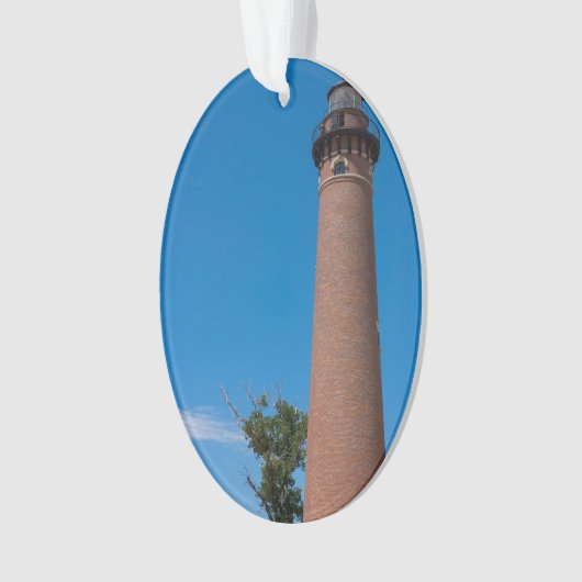Kleine Sable Point Light Ornament (voorkant)
