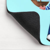 Kleine Sailor Boy Blue Muismat Uw kleur - Tekst (Hoek)