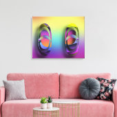 Kleine Sandalen Canvas Afdruk (Insitu (Woonkamer))