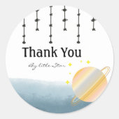 Kleine Saturnus Dank je Sticker (Voorkant)