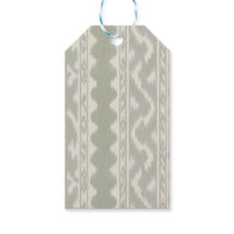 Kleine Schaal Zachte Salie Ikat op Crème