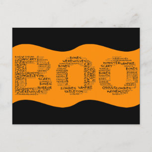 Kleine schaartjes van Halloween Horrors Briefkaart