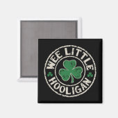 Kleine Schalk Klaver St. Patrick's Dag Magneet (Voorkant / Achterkant)