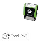Kleine schapen Dank ooi (je) Zelfinktende Stempel (In situ)