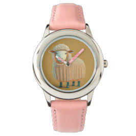 Kleine schapen in een horloge! horloge