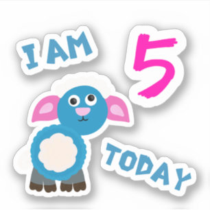 Kleine schapen sticker