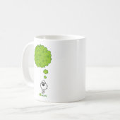 Kleine schapendromen over Ierland Koffiemok (Voorkant links)