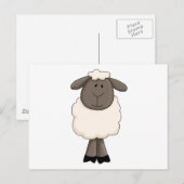 Kleine schapenooien briefkaart (Voorkant / Achterkant)