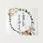 Kleine schat achtergrond Een klein schatje is op k Wandkleed (Voorkant (horizontaal))