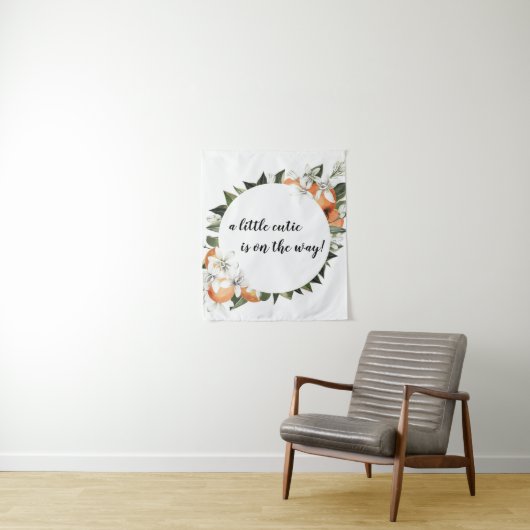 Kleine schat achtergrond Een klein schatje is op k Wandkleed (In situ)