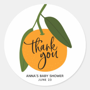 Kleine schat bedank sticker