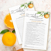 Kleine schat dubbelzijdige babyshower-spelletjes