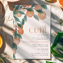 Kleine schat Mandarin baby shower