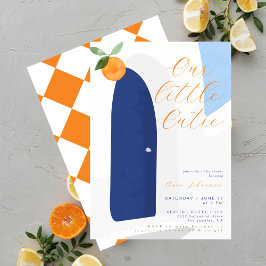 Kleine schat moderne Mediterraanse baby shower Kaart