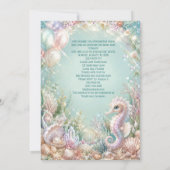 Kleine Schat Onder de Zee Octopus Baby Shower  (Achterkant)