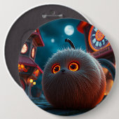 Kleine schat van een andere planeet ronde button 6,0 cm (Voorkant /achterkant)