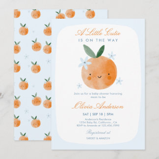 Kleine schatje, Sinaasappel citrus jongen baby sho Kaart