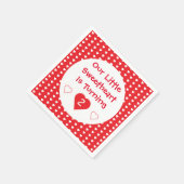 Kleine schatje Toddler Birthday Servet (Hoek)