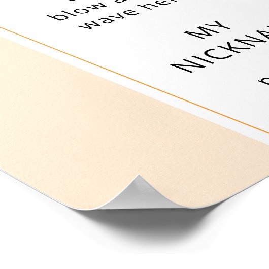 Kleine schattige eerste verjaardag partij foto mij poster (Hoek)